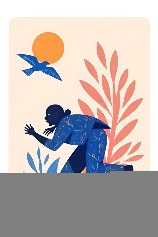 Matisse - Sanat - Soyut - Doğa - Ev - Yaşam ( 2 Li Çerçevesiz ) Poster - Afiş - Tablo NNHT212