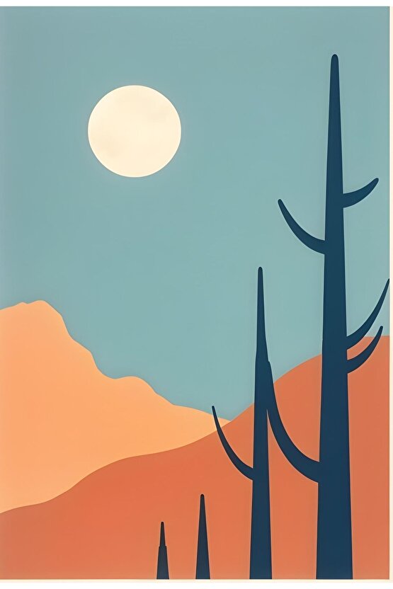 Matisse - Sanat - Soyut - Doğa - Ev - Yaşam ( 2 Li Çerçevesiz ) Poster - Afiş - Tablo NNHT193