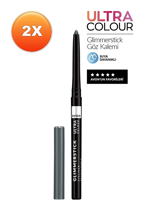 Glimmersticks Asansörlü Göz Kalemi Saturn Grey 2li