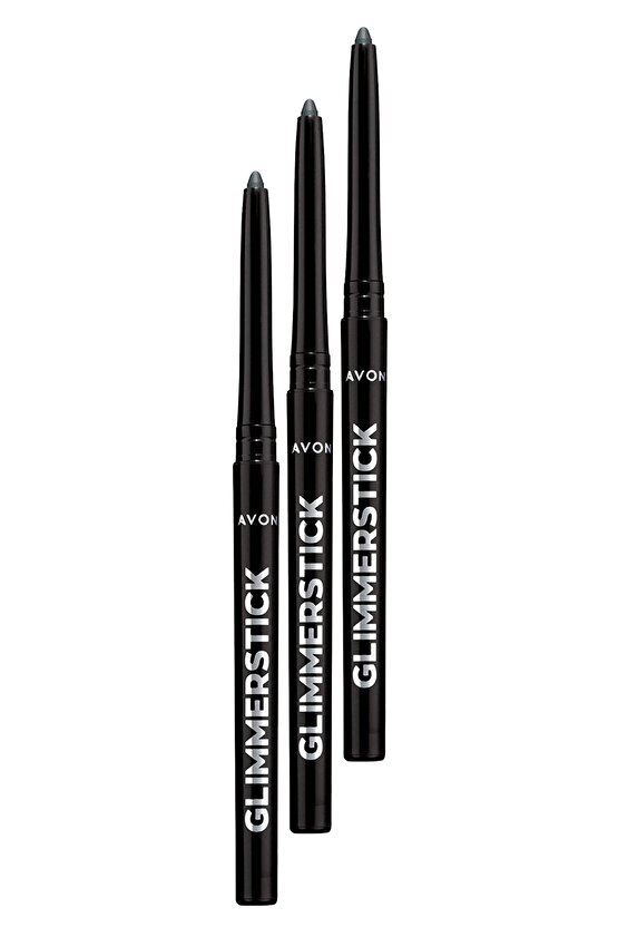 Glimmersticks Asansörlü Açılıp Kapanabilen Göz Kalemi Saturn Grey Üçlü Set