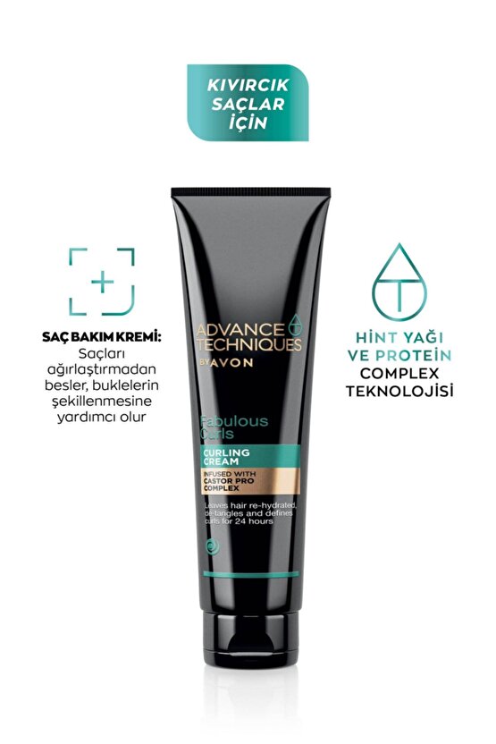 Advance Techniques Bukle Şekillendirici Durulanmayan Saç Bakım Kremi 150 Ml.