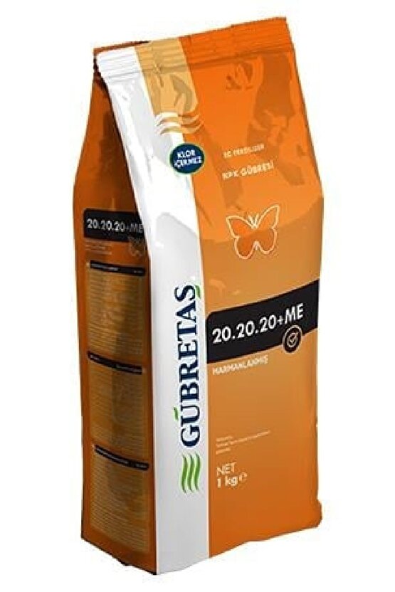 20-20-20 Npk Gübresi 1 Kg, Azot, Fosfor, Potasyum Me, Orijinal Paket