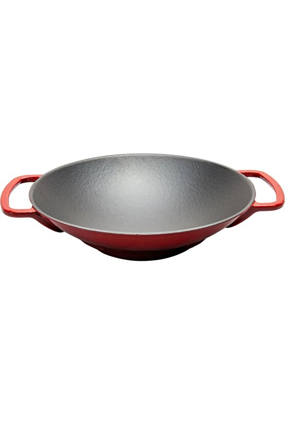Demir Döküm Wok Tava 28 Cm