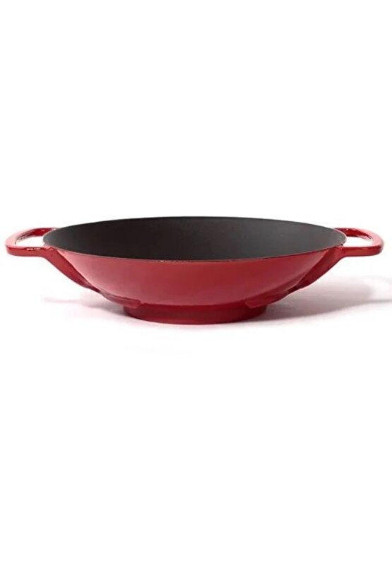 Demir Döküm Wok Tava 28 Cm