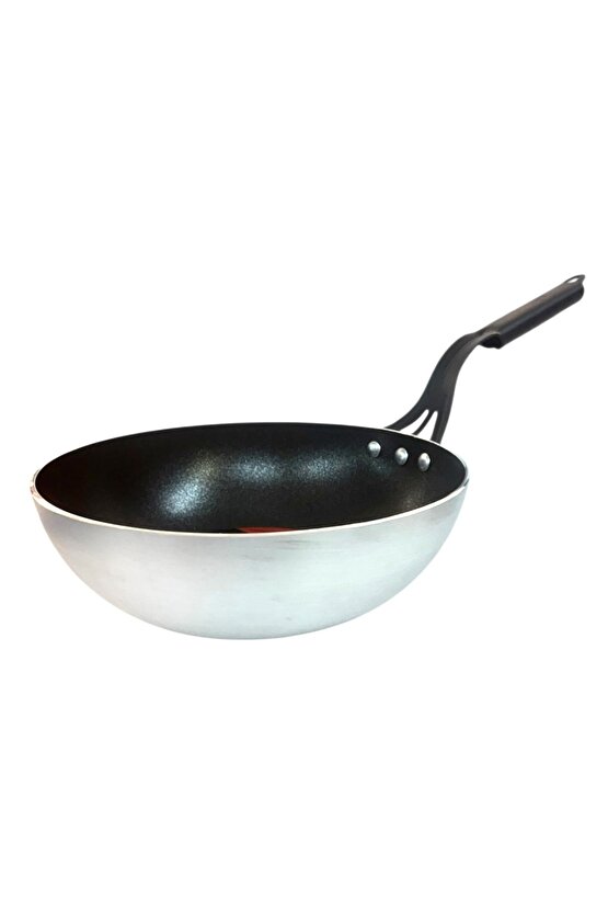 Endüstriyel Yanmaz Yapışmaz Wok Tava 24 Cm