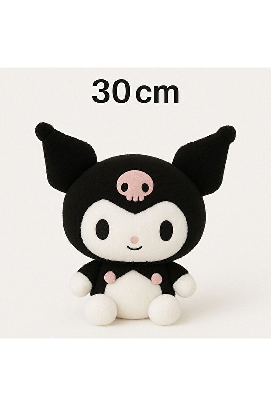 30 Cm Kuromi Melody Peluş Oyuncak-İthal Kumaş-