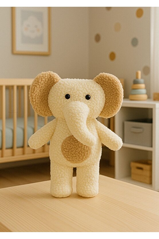 35 Cm Sevimli Fil Uyku Arkadaşı - Teddy Kumaş