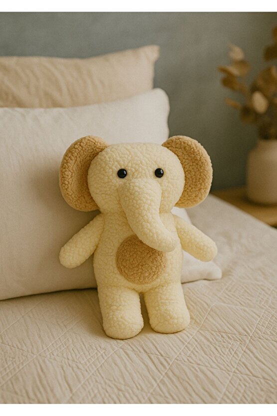 35 Cm Sevimli Fil Uyku Arkadaşı - Teddy Kumaş