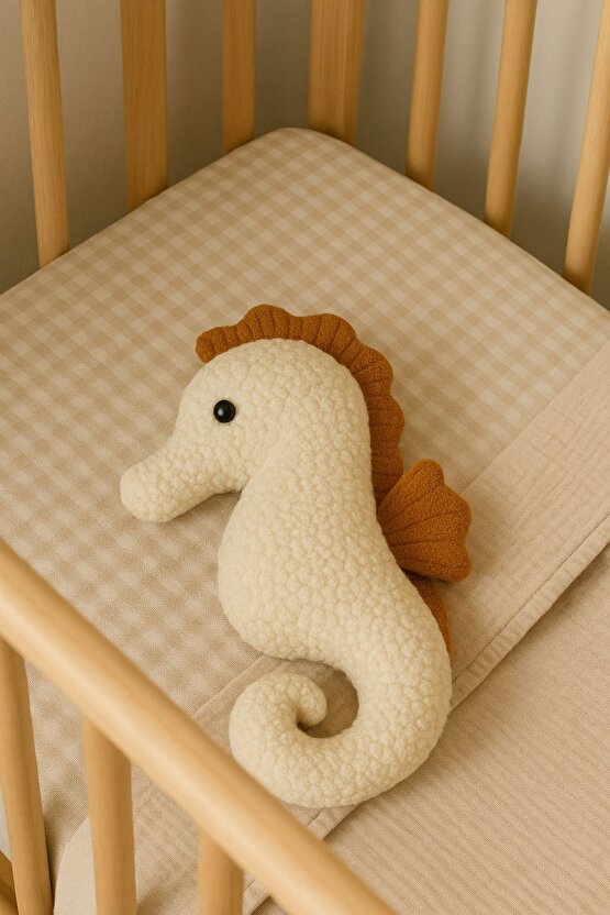 30 Cm Bebek Uyku Arkadaşı Sevimli Deniz Atı-Teddy Peluş Oyuncak