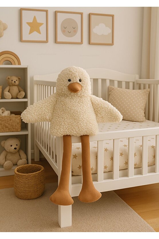 Sevimli Duck Uyku Arkadaşı AntiAlerjik- Vidalı Göz- Teddy