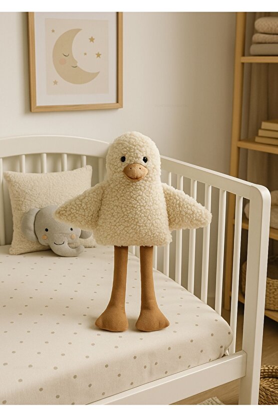 Sevimli Duck Uyku Arkadaşı AntiAlerjik- Vidalı Göz- Teddy