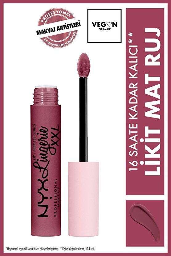 Likit Mat Ruj - Lip Lingerie Xxl Matte Liquid Lipstick Bust Ed