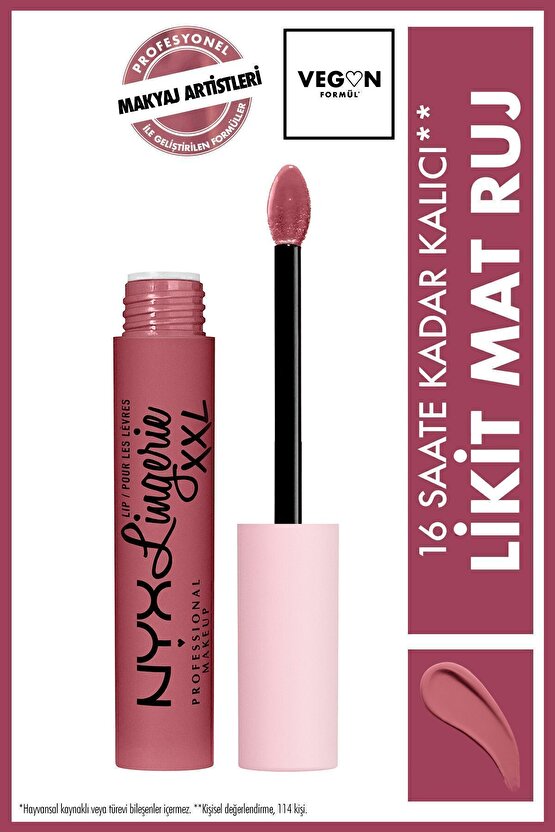 Lip Lingerie Xxl Likit Mat Ruj Flaunt It