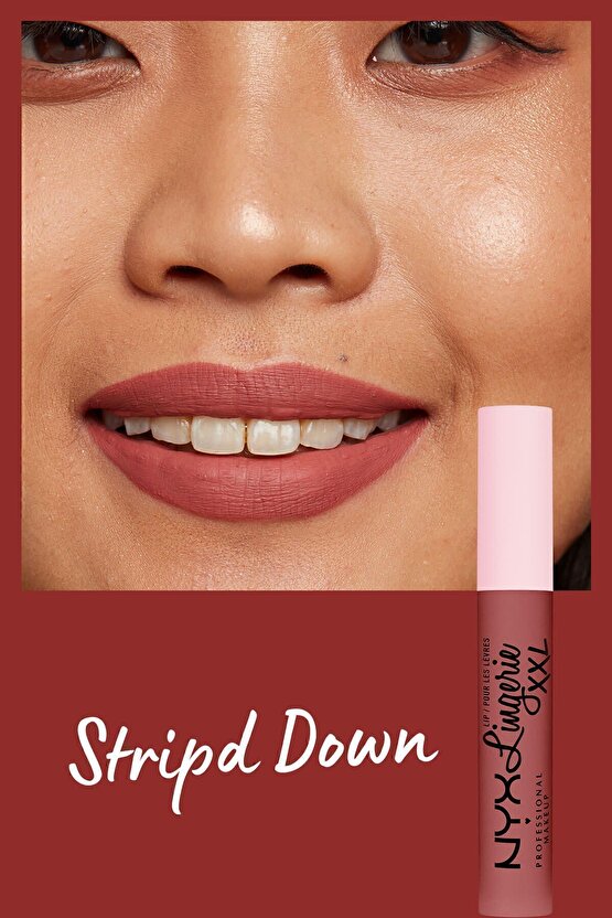 Likit Mat Ruj - Lip Lingerie Xxl Matte Liquid Lipstick Stripd Down