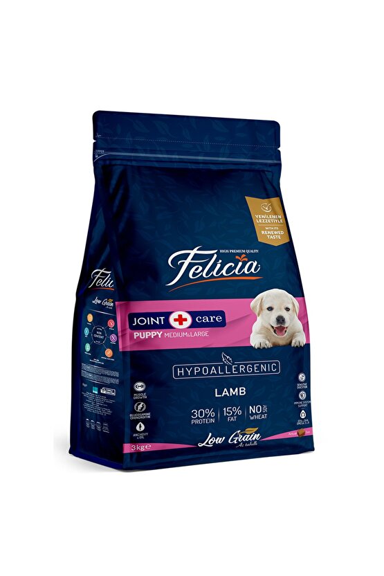 3 Kg Kuzulu Az Tahıllı Mlarge Yavru Köpek Maması Breed Hypoallergenic Köpek Maması