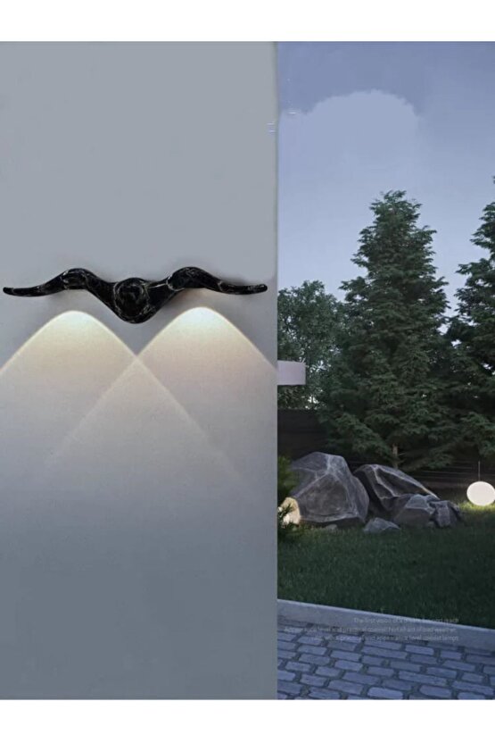 Elektrikle Çalışır, 12 Watt İç ve Dış Mekan Gün Işığı 3000 Kelvin Led Aplik, Modern Tasarım Armatür