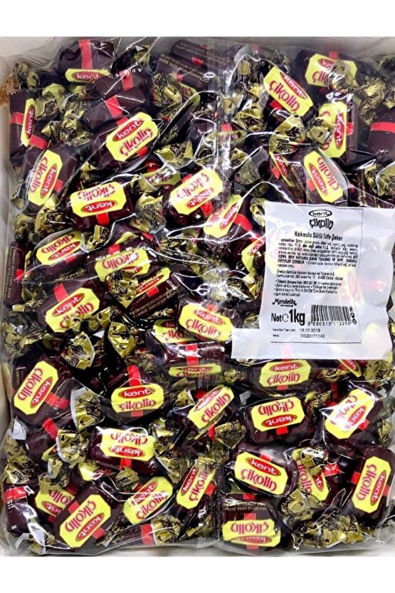 Çikolin Çikolatalı Toffe Bayram Şekeri 1 Kg- Ikramlık Şeker