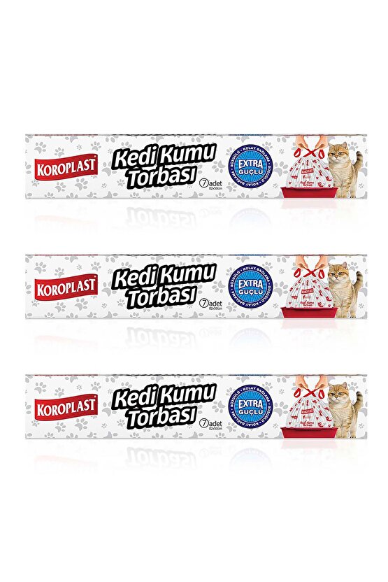 Kedi Kumu Torbası 7li x 3 Adet