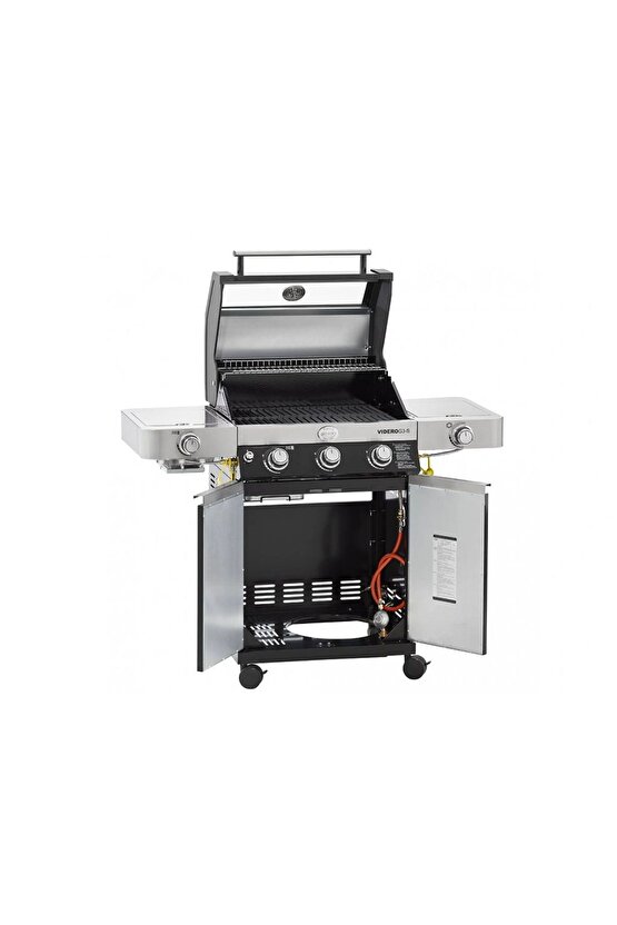 Videro Gazlı Barbekü Siyah G3-s