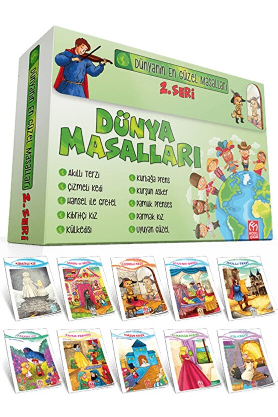 Çocuk Dünya Masalları 2. Seri 1. ve  2. Sınıf Seviye Hikaye