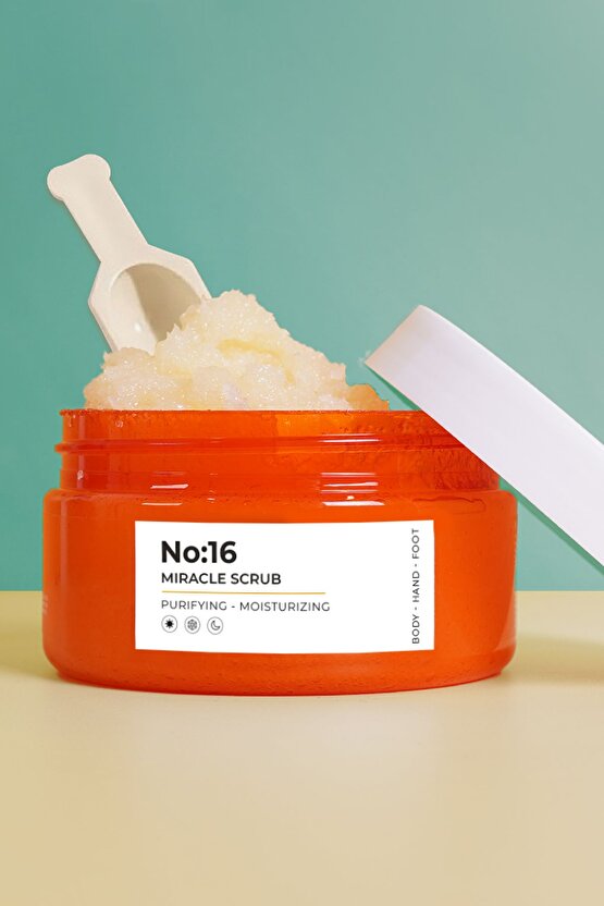 No:16 Yoğun Nemlendirici, Besleyici ve Arındırıcı Vücut Peelingi 300 gr.