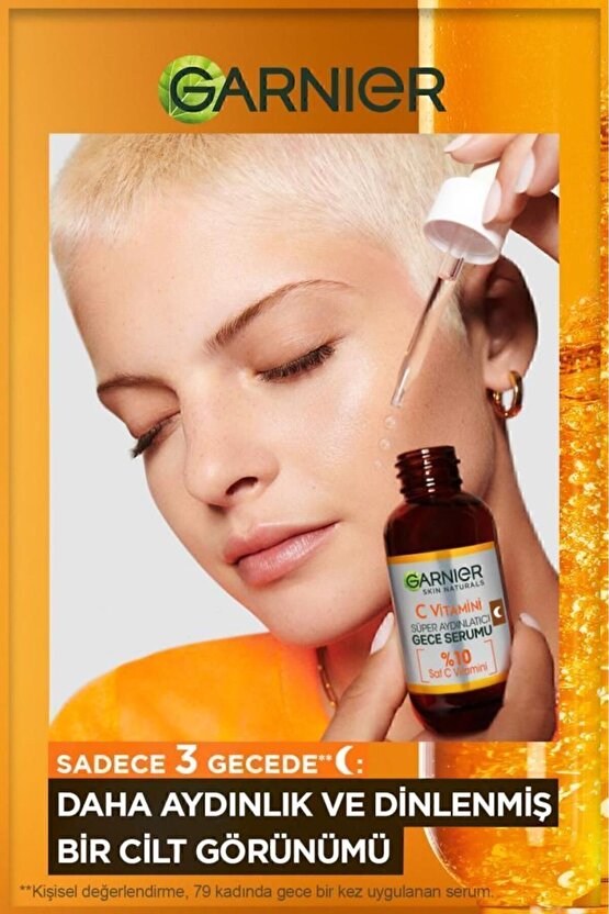 C Vitamin Gece  Serum 10% C Vitaminli (Niasinamid + Salisilik Asit)