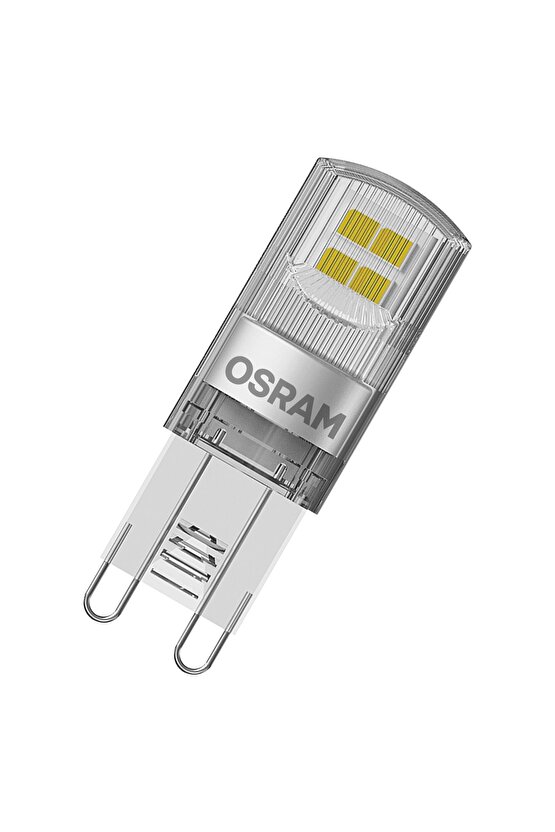 1,9w= 20w G9 Duylu Led Kapsül Ampul2700k-sarı Işık200 Lumen
