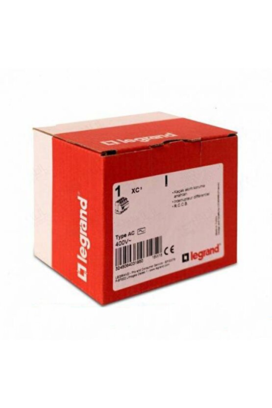 403190 Kaçak Akım Koruma Rölesi 4x25 A 30 Ma Ac Tip