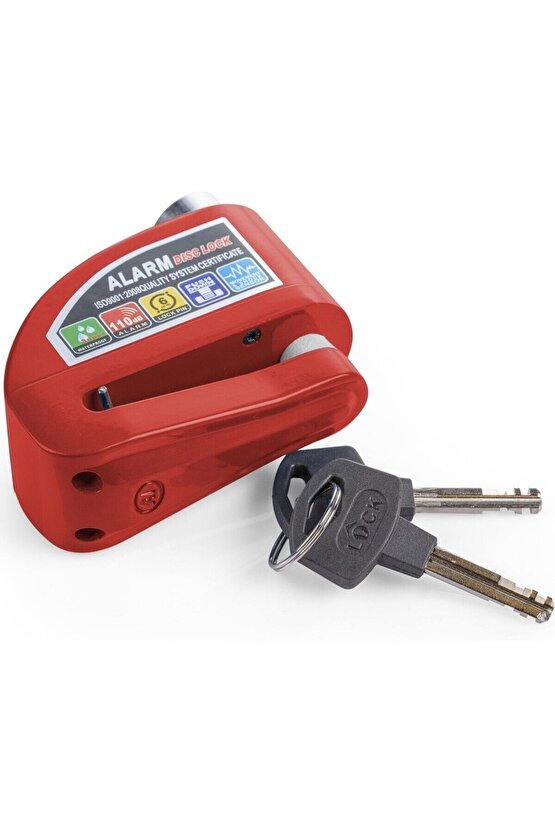 110 Db Siyah Motosiklet Alarmlı Disk Kilidi – Yüksek Güvenlik(KARIŞIK RENK GÖNDERİLİR)