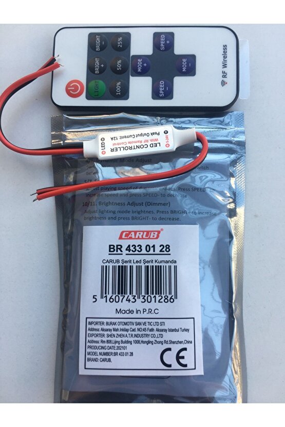 Pcx Nmax Xmax Fren Stop Led Çakar Modülü Uzaktan Kumandalı
