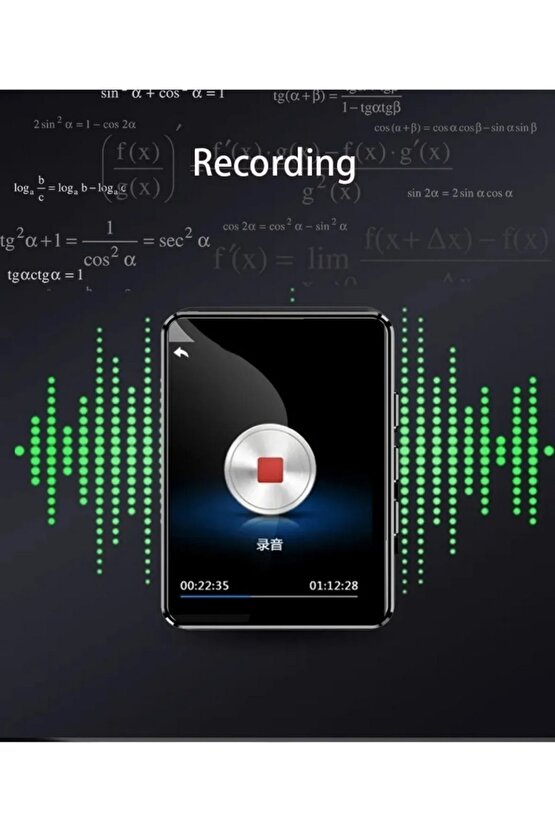 Dokunmatik Ekranlı Bluetooth Lu Mp3 Mp4 Player Dahili Hoparlör Müzik Çalar 4gb Hafızalı Mp Player