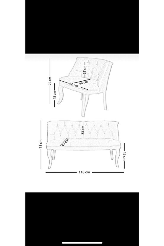 Sarı ve Gri Çay Seti Berjer Koltuk Takımı 2+1+1 Koltuk Bench Bank