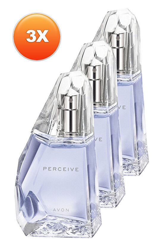 Perceive Kadın Parfüm Edp 50 Ml. Üçlü Set