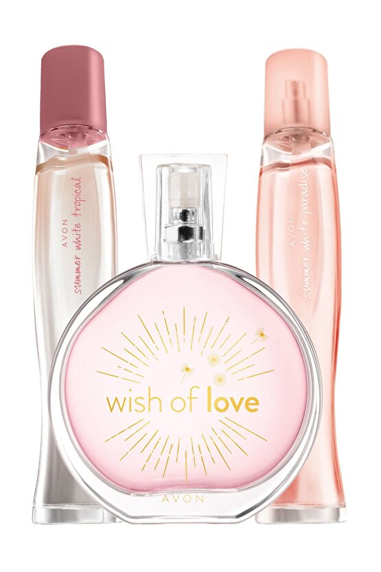 Summer White Tropical Paradise Wish Of Love  Edt 50 Ml Kadın Parfüm Paketi