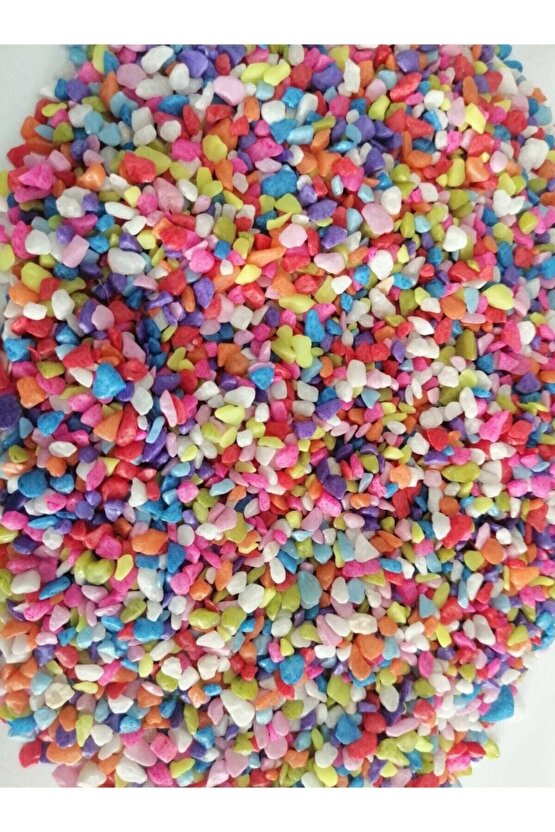 Renkli Çakıl Taşı 1 Kg