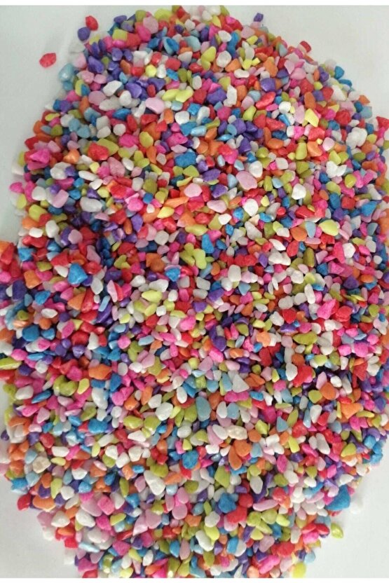 Renkli Çakıl Taşı 1 Kg