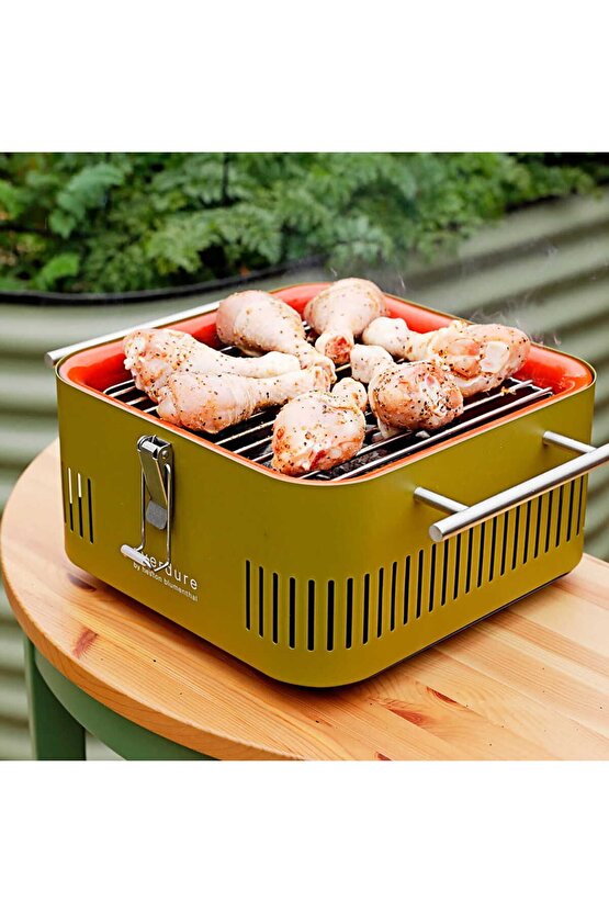 Cube Kömürlü Barbekü Haki