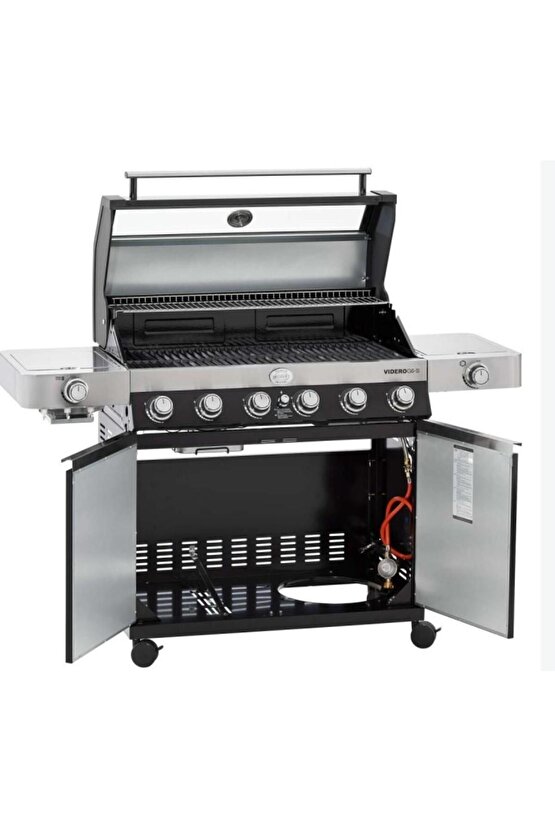 Rosle 25532 Vıdero G6-s Varıo Gazlı Barbeku Istasyonu Sıyah