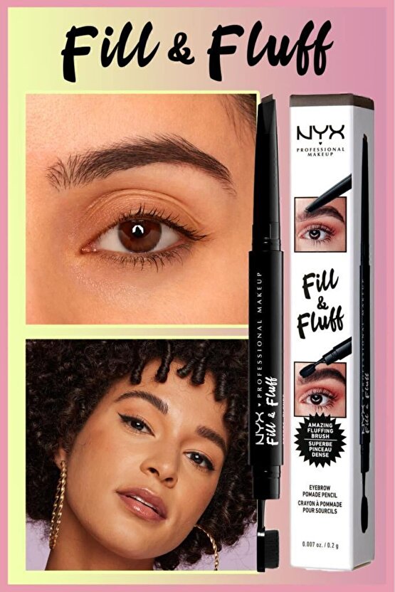 Fill & Fluff Eyebrow Pomade Pencil Kaş Kalemi- Brunette