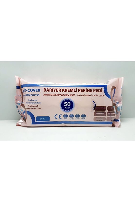 BARİYER KREMLİ PERİNE TEMİZLEME PEDİ 50li 3 ADET