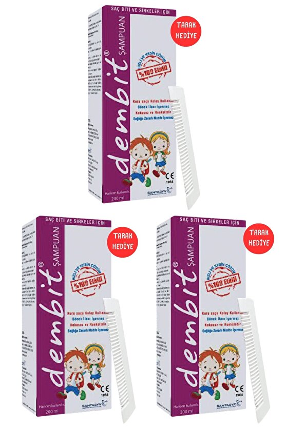 Snt Dembit Bit Şampuanı 200ml (3adet)