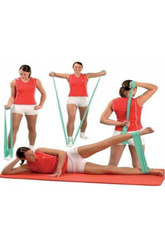 Bayanlar Özel Direnç Lastiği Dayanıklı Esnek Pilates Bandı