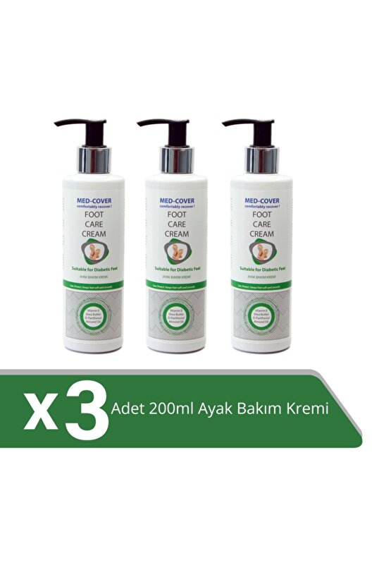 Ayak Bakım Kremi 200ml X 3 Adet