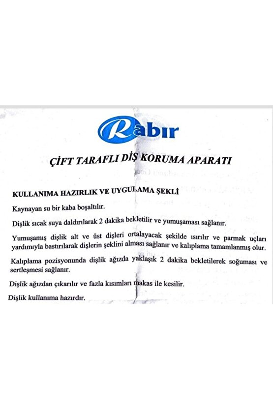 Plus+ Diş Sıkma Diş Gıcırdatma Aparatı Silikon Dişlik Bruksizm Dişliği Gece Plağı Diş Sıkmaönleyici