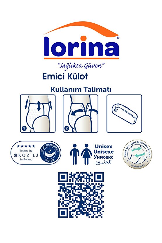 6 Damla Emici Külot Orta Boy Medium 30 Adet