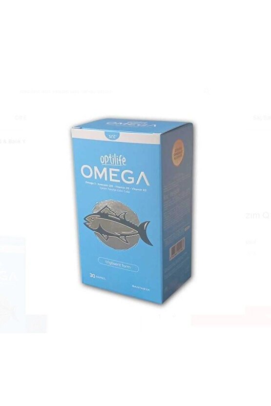 Omega3 · Koenzım Q10 · Vitamin D3· Vitamin K2 30 Kapsül