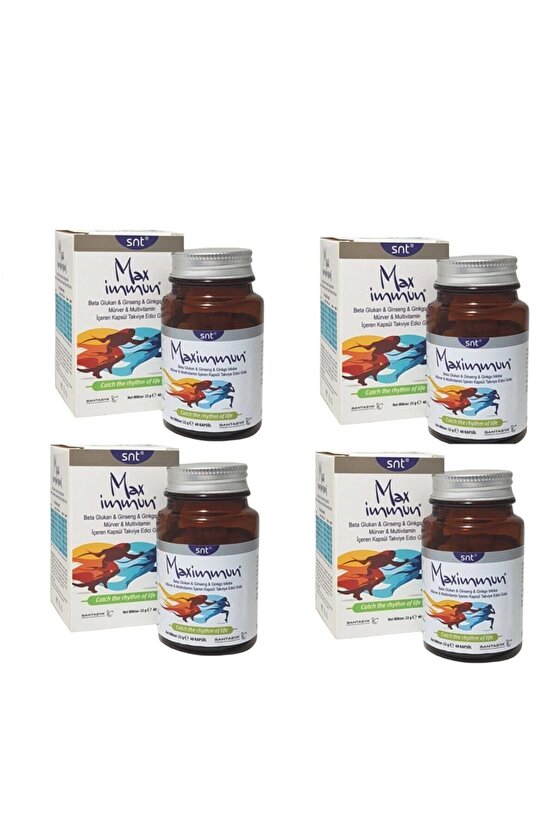 Max Immun Multivitamin 40 Kapsül 4 Adet