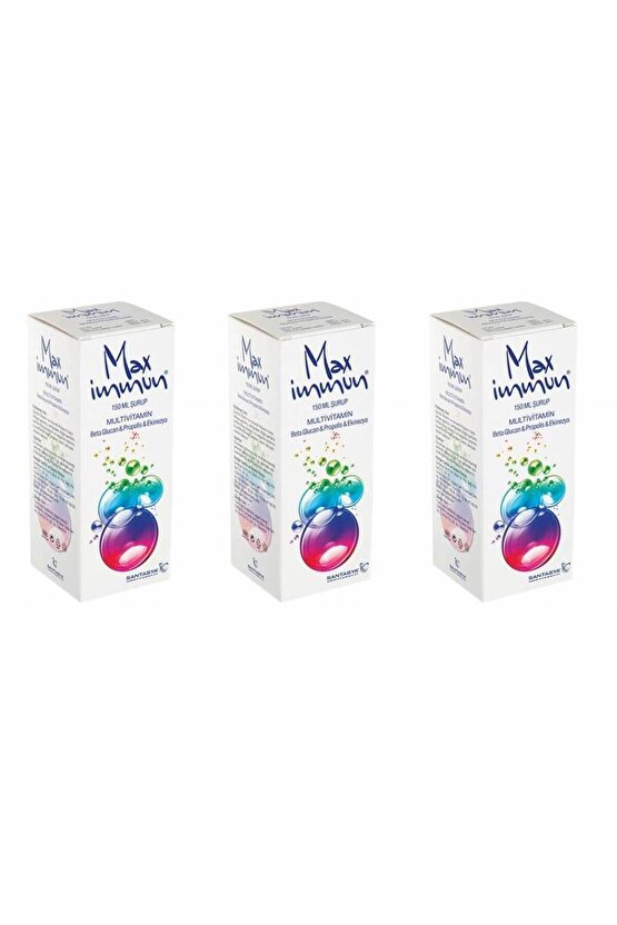 Max Immun Şurup 150ml 3lü Paket