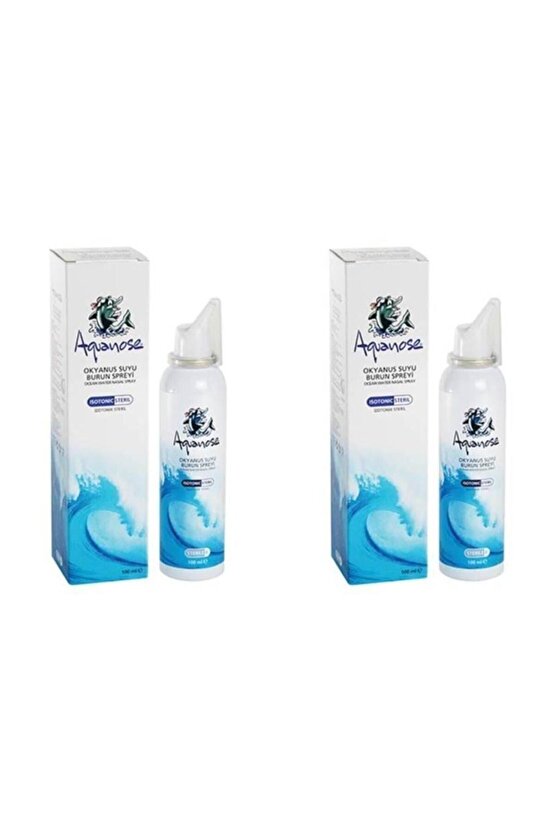 Aquanose Okyanus Suyu Burun Spreyi 100 ml 2li Paket