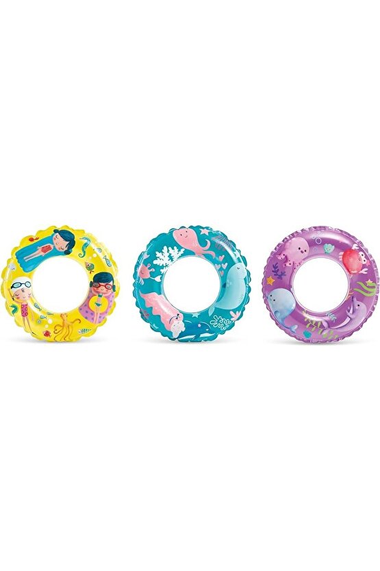 Şeffaf Desenli Simit 61 Cm. (59242)